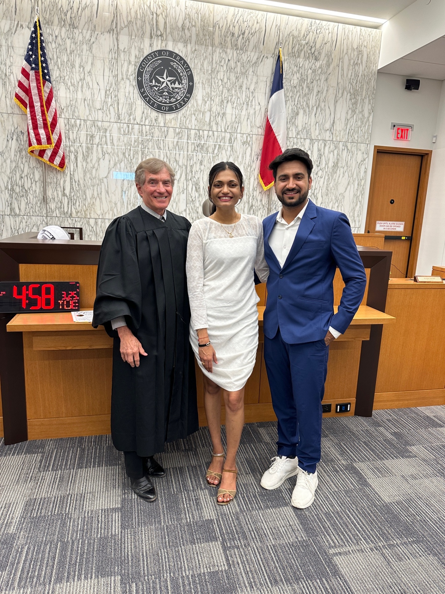 Under the seal of the State of Texas
