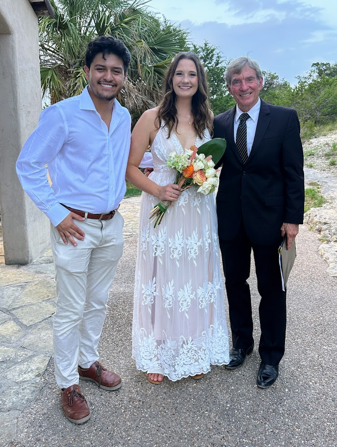 Hill Country vows at a stone chapel